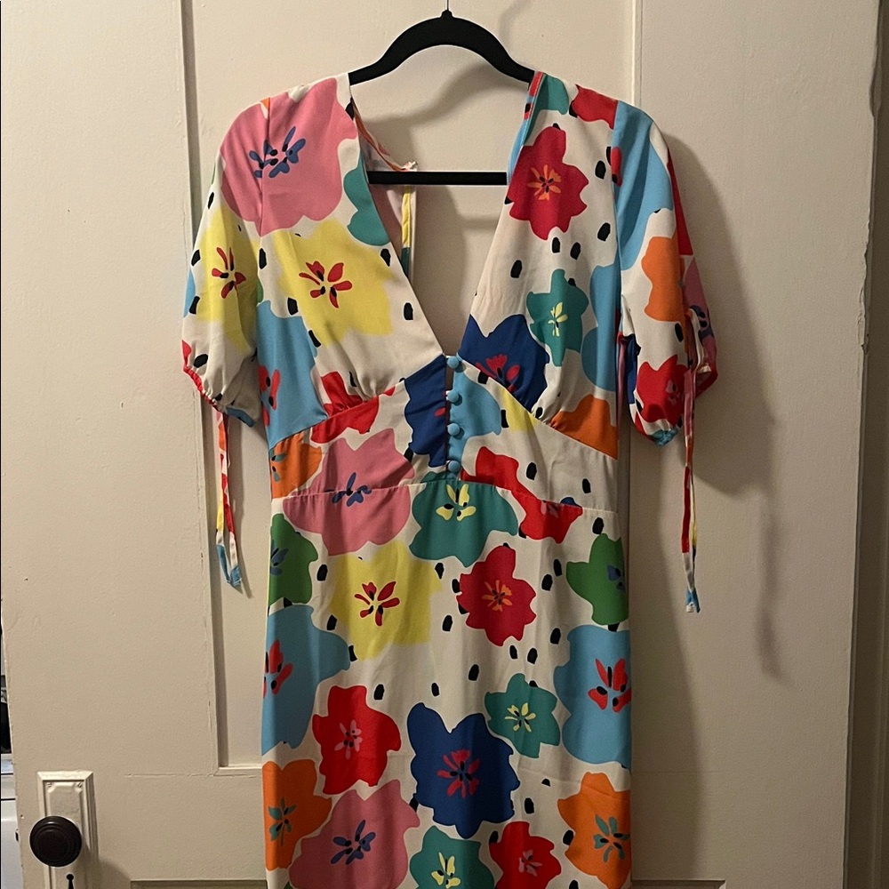 Never Fully Dressed Multicolor Floral Maxi Dress